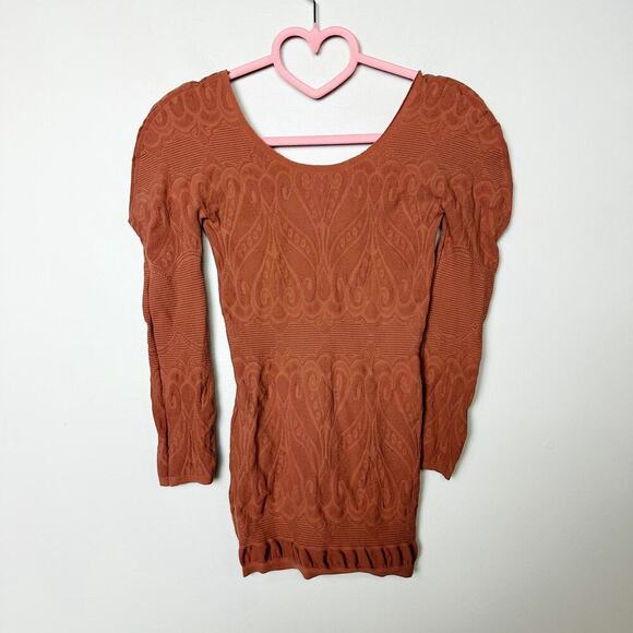 Free People Intimately NWOT Textured Scoop Neck Knit Top Size XS/S - Picture 4 of 4